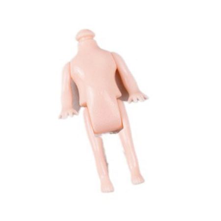 Rotatable Doll Nude Body White Pink Move Doll Toys Figure Movable Joints Doll  Girl Toy 3 inch