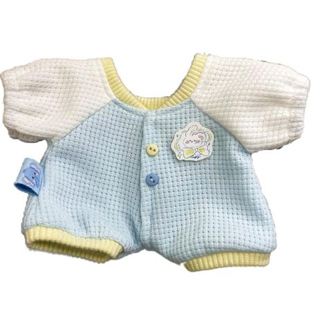 Jumpsuit Cute Doll Clothes Rabbit Pattern Cotton Doll s Clothes  20cm Cotton Doll style 2