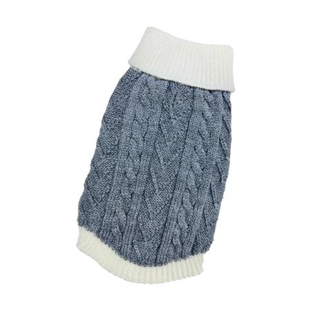 Soft Dog Pullover Jumper High Stretch Puppy Jacket Fashion Cat Sweater Vest  Outdoor XL серый