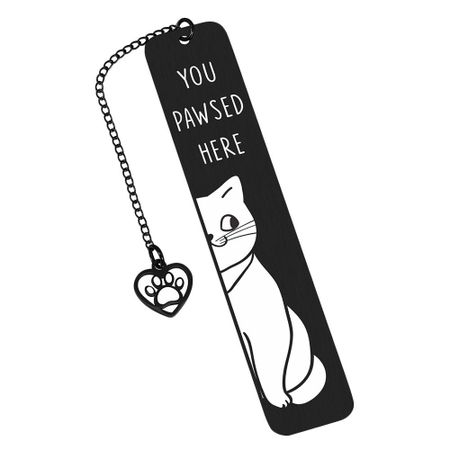 Metal Cat Bookmarks 3D Stationery Gifts Book Lovers Collections 1