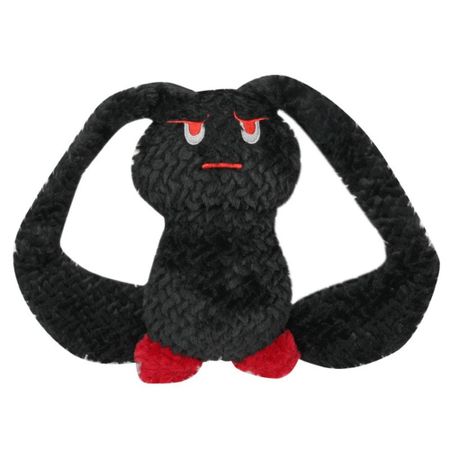 Stuffed Animal Dog Chew Toys Bite-Resistant Gnawing Puppy Toys Squeaky Dog Toys  Interactive Play чёрный