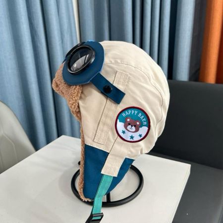 Cold Proof Pilot Hat Windproof Warm Hat Fashion Ear Protection Cap  Children