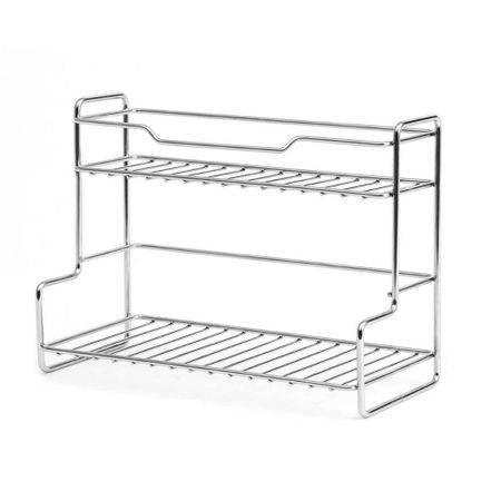 Waterproof Kitchen Organizer Shelf Modern Kitchen Storage Stand  Home Supplies серебряный