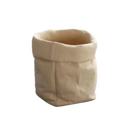 Handicraft Flowerpot Cement Hydroponic Flower Holder Vase Ornament  Green Plants Potted S хаки
