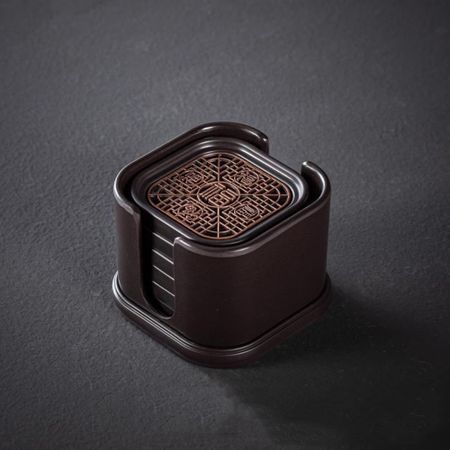 Anti-scalding Heat Insulation Mat Chinese Style Tea Cup Holder Chinese Style Tray  Chinese Culture Style 5