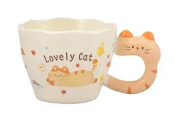 Кружка Котик Lovely Cat (керамика) (400мл) (12-B3-6641-202510-STB-12)
