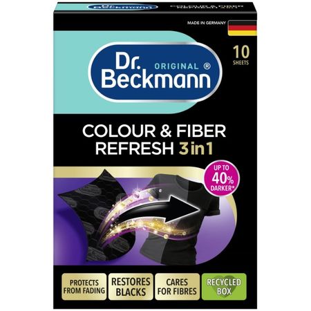 Салфетки Dr.Beckmann для обновления цвета и чёрной ткани 3в1 10 шт