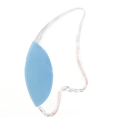 Smooth Edges Crystal Scraping Board Wrinkle Removal Facial Guasha Massager  Beauty Skincare Tool синий