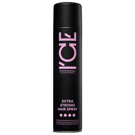 Лак для укладки волос ICE BY NATURA SIBERICA ICE by NATURA SIBERICA Лак для волос экстрасильной фиксации Extra Strong Hair Spray