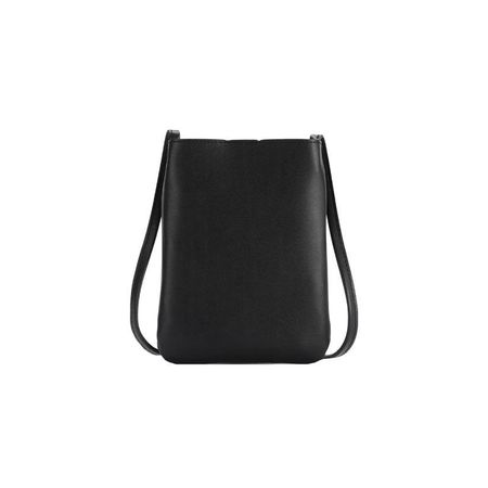 Fashionable And Trendy Pu Vertical Small Bag With Urban Minimalist Style Pink Beige Brown Black Yellow чёрный
