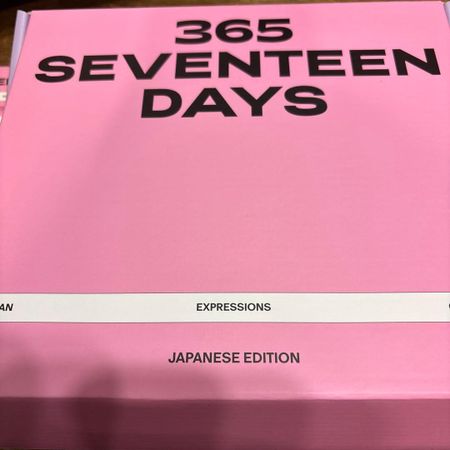 [USED] SEVENTEEN 365 days Seventeen daily calendar