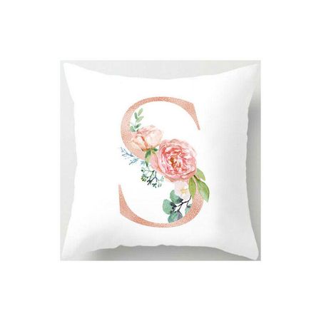 Timeless Design 26 Letter Polyester Pillow Cover For Versatile Home Use S