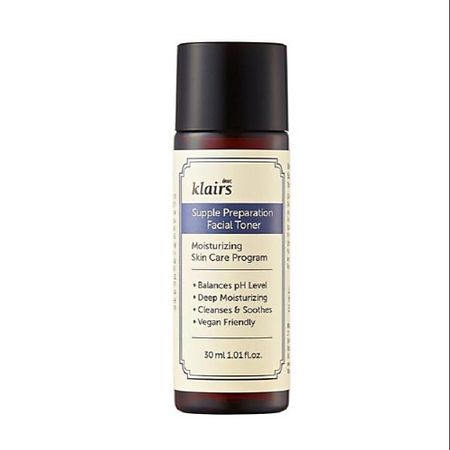 Тонер для лица DEAR, KLAIRS Тонер с бета-глюканом и гиалуроновой кислотой Supple Preparation Facial Toner
