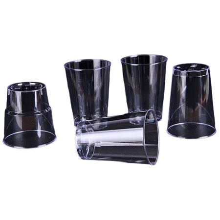 Yulin 200ml Hard PS Stepped Disposable Cups