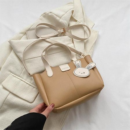 Chic Street Fashion Bucket Bag 2024 New Women s Simple Shoulder Bag хаки