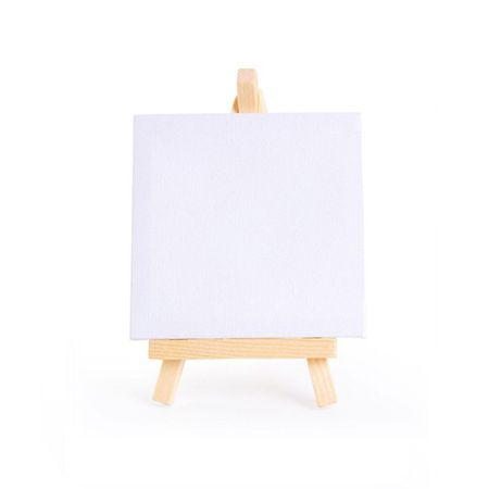 Blank Canvas with Quality Easel Acrylic Painting Canvas Art Painting Supplies Practicing Canvas 8x15cm