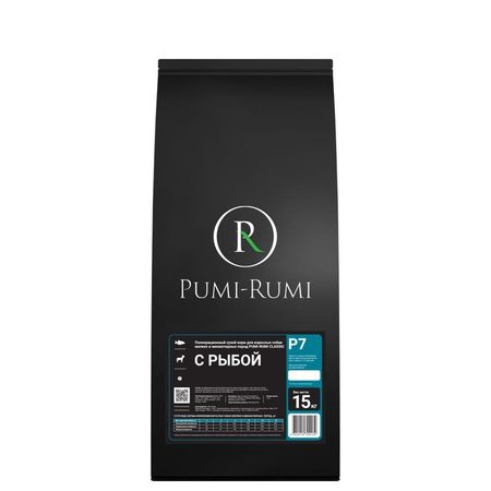 Pumi-Rumi Classic 7 мм сухой корм для собак мелких пород, с РЫБОЙ