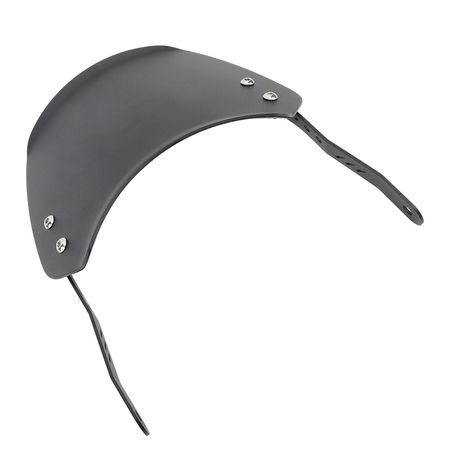 Motorcycle   Aluminum   Front Wind Deflector with Mount for 6.5in to 9.45in Round Headlights