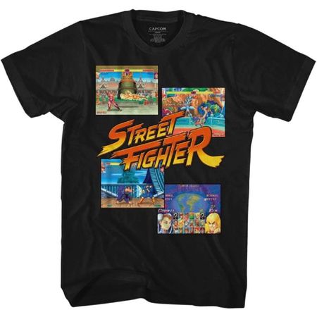 Street Fighter Mens Multihit2 T-Shirt S