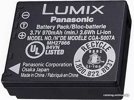 Аккумулятор Panasonic CGA-S007E