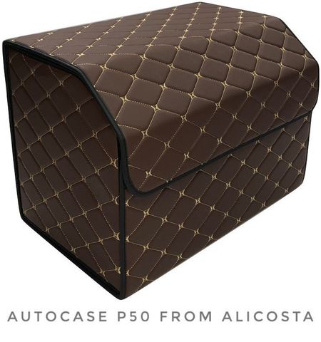 Органайзер автомобильный Alicosta P50 (экокожа, шоколадный)