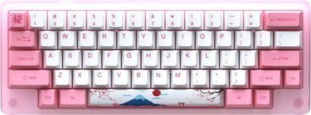 Клавиатура Akko ACR 59 Acrylic Tokyo (Akko CS Jelly Pink)
