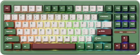 Клавиатура Akko TAC87 Matcha Red Bean (Akko Cilantro)