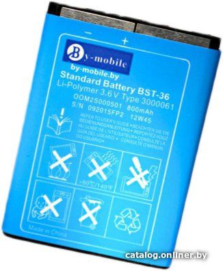 Аккумулятор для телефона By-mobile совместим с Sony Ericsson BST-36