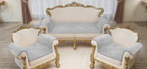 Набор покрывал на мягкую мебель Elegans Home Textile Savanna Home Textile (светло-серый)