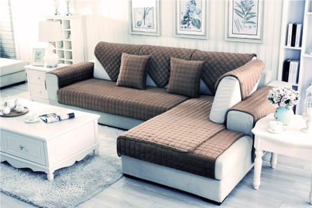 Набор покрывал на мягкую мебель Elegans Home Textile шоколадный