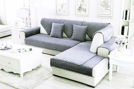 Набор покрывал на мягкую мебель Elegans Home Textile серый