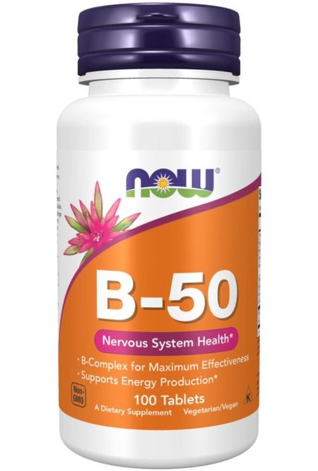 Комплекс Now Foods B-50 Now Foods (100 таблеток)