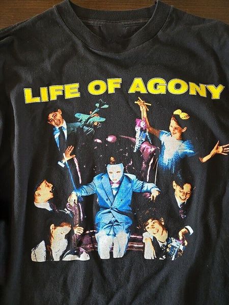 Черная футболка Life Of Agony Хлопок Унисекс S-3XL Унисекс Футболка XXL