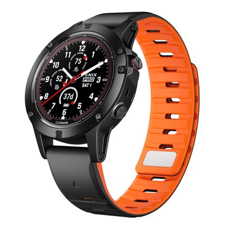 Garmin Быстросъемный 22/26 мм Магнитный Силиконовый Дышащий Ремешок для Часов 26mm