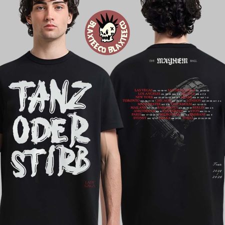 Леди Гага The Mayhem Ball Tour 2025 2026 Танцуй или Умри Dance Or Die Футболка Унисекс XXXL