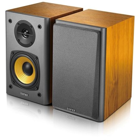 Колонки Edifier R1000T4, формат акустики 2.0, 24 Вт, МДФ, от сети, коричневый