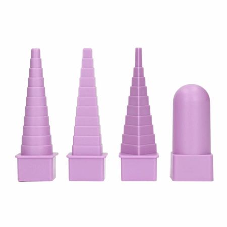 4 PCS 4 Styles / 4 Shapes Wire Wrapping Mandrel Plastic Jewelry Making Tools  For Jewelry Making