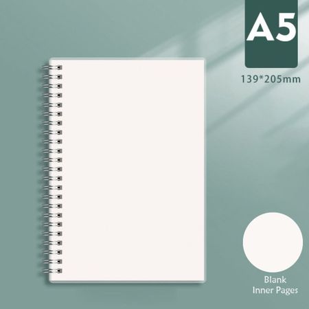 80Sheets Coil Notebook A5/B5/A4 Notepad High Quality Diary Book  School Office Supplies A5-Blank
