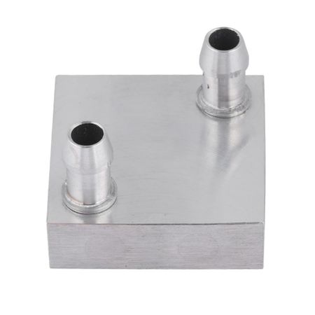 40x40mm Aluminum Block Nozzle Upward Liquid Water Heatsink Durable Water Cooler  CPU Cooling
