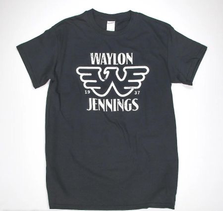 Футболка Waylon Jennings Flying, Футболка Waylon Jennings Репринт Новая Унисекс M