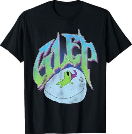 Smiling Friends Napping Glep Colorful Old English Cartoon T-Shirt Unisex T-Shirt S