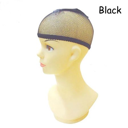 New Black/Nude Lace Wig Stocking Hair Mesh Bald Cap Snood