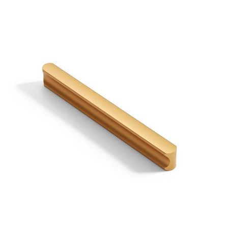 Solid Bar Shape Modern Creative Simple Door Handles Furniture Hardware Drawer Pulls Drawer Knobs gold-128mm