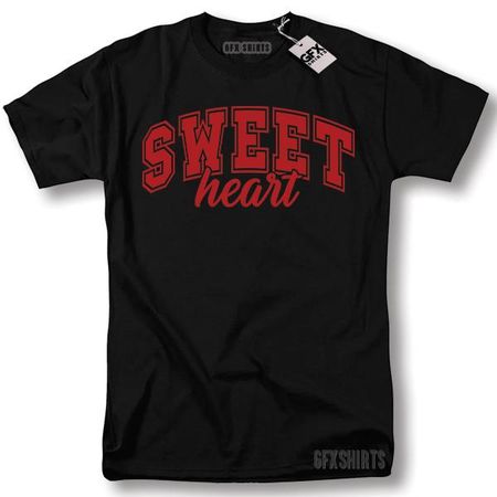 Sweet Heart Shirt Valentines Day Gift Funny T-shirt Unisex T-Shirt S
