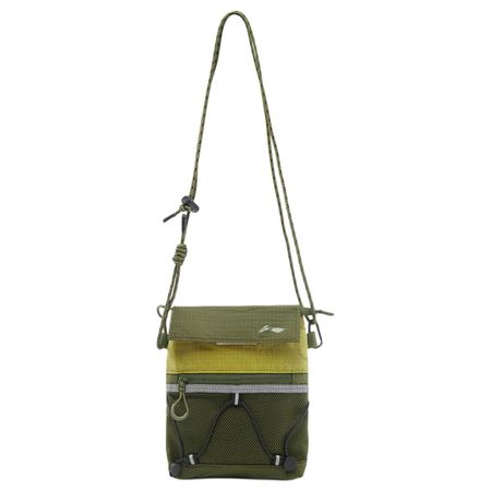 Li Ning Running Series Fashion Simple Daily Versatile Crossbody Shoulder Bag Medium Unisex bags Olive-Green ABDV221-4 Olive Green