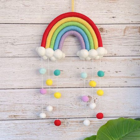PomPom Wall Hanging Decor Macrame Room Decoration DIY Photo Prop  Home 7