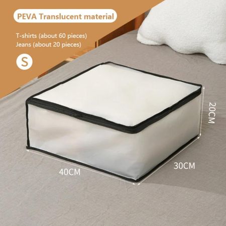 Portable Folding Organizer Bag Save Space Folding Closet Organizer New Storage Bag  Luggage S чёрный
