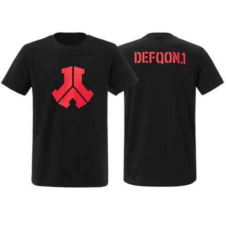 Футболка Defqon 1 Where Legends Rise Мужская Женская С Коротким Рукавом Футболки Ретро Хип-Хоп Уличная Одежда Бренд Топы Летняя Мужская Одежда#Цвет(3) S чёрный