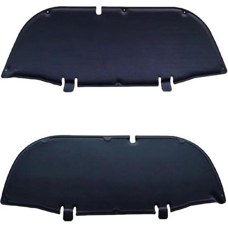 Front Engine Hood Insulation Pad Soundproof Mat Cover Foam Sound Heat Cotton Fireproof Compatible For Toyota Corolla Cross 2020-2025(Black)