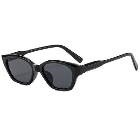 Vintage Cat Eye Sunglasses For Women Uv400 Protection With Gray Lenses For Outdoor Activities Black
